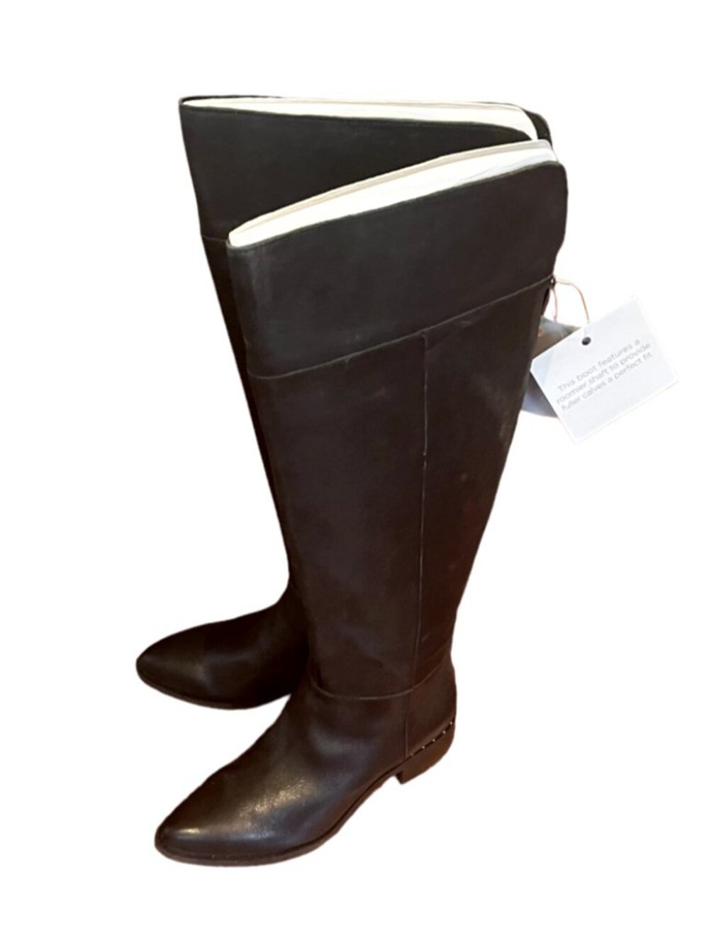Franco Sarto Women's Daya Over The Knee Boots - Black - Wide Calf Size 5 - Picture 2 of 6